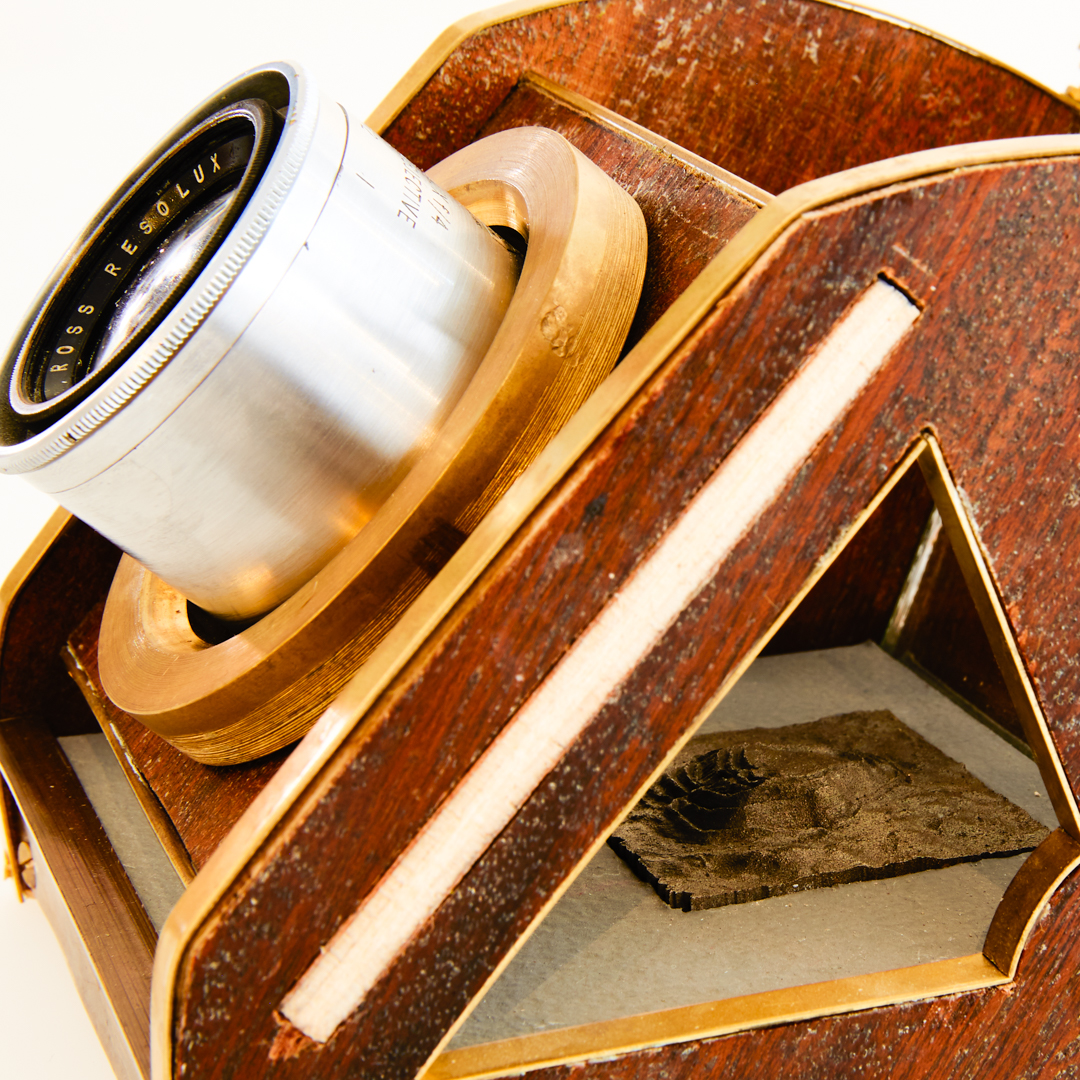 antique wood frames camera