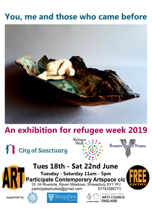 poster for refugee exhibition
