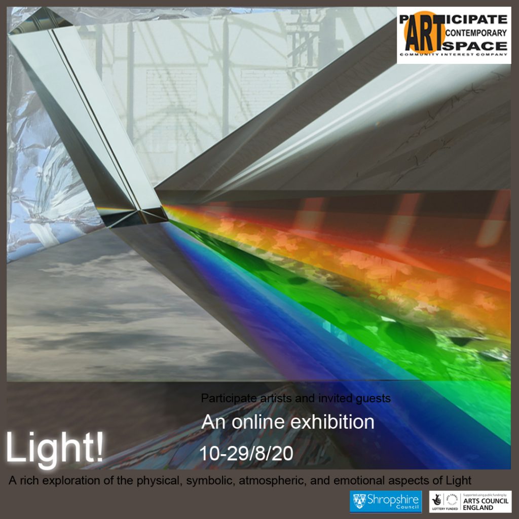 image of refracted light through a window